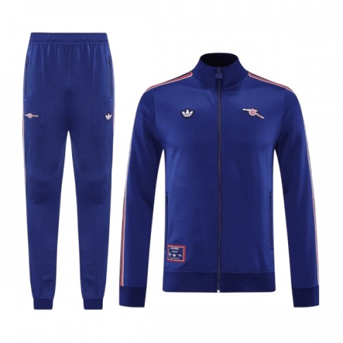Arsenal Trainingsjack Pak 2025-26 Blauwe - Heren Arsenal Trainingsjack Pak 2025-26 Blauwe - Heren